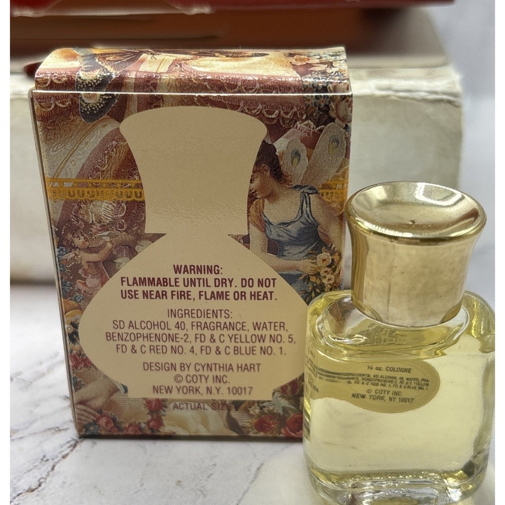 VINTAGE COTY PERFUME COLLECTION GIFT SET LADY STETSON SAND & SABLE L'EFFLEUR NEW - Picture 5 of 7